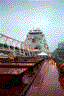 Deck of ship