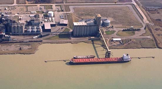 Aerial Photo: ADM Grain Terminal
