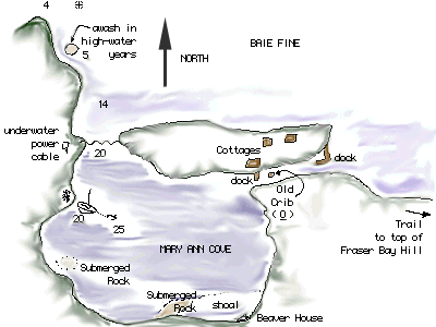 Sketch: Marrianne Bay or Mary Ann Cove