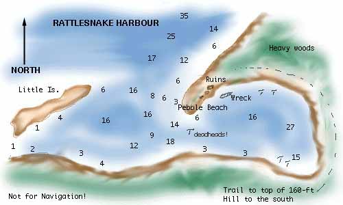 Sketch of Rattlesnake Harbour