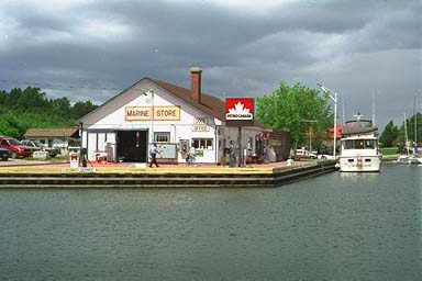 [Photo: Gas Dock at Gore Bay]