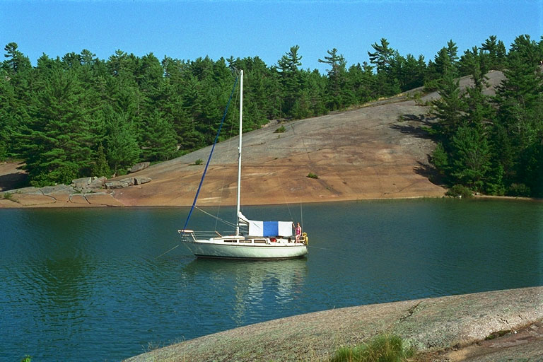 Cove mooring on S. Benjamin