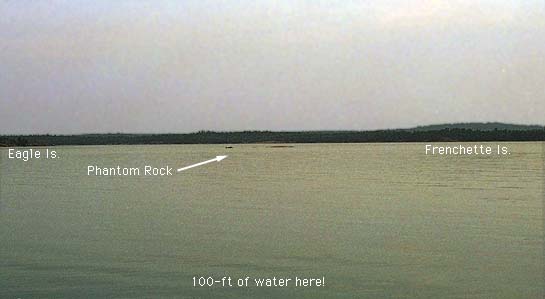  Photo: Just visible Phantom Rock