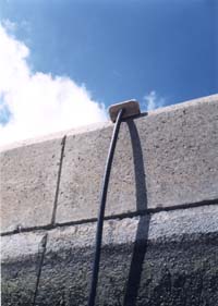Photo: Cable for mooring in lock