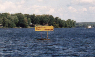 Photo: Rock Hazard with sign