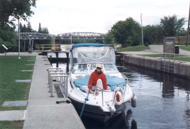 Photo: Boat in Lock