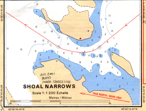 [Graphic: Shoal Narrows Detail]