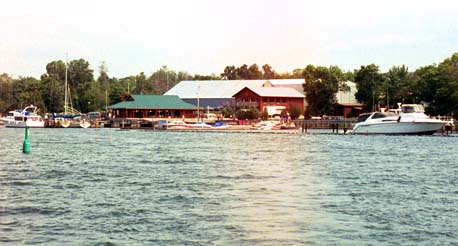 [Photo: Killbear Marina seen from seaward]