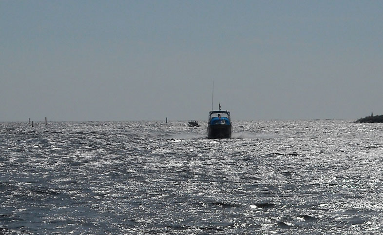 Photo: Silvery seas on Georgian Bay.