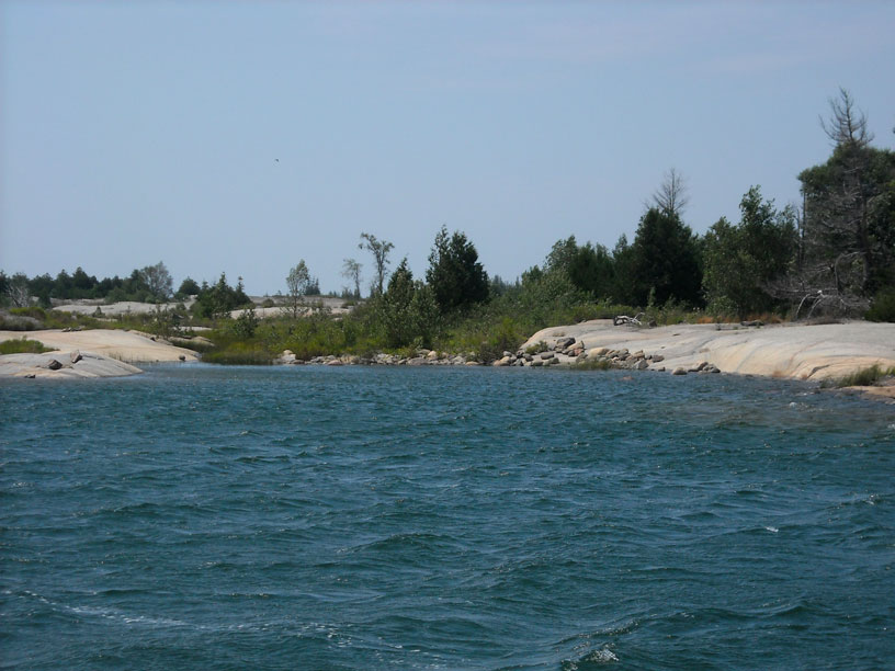 Photo: Unnamed cove on the Small Craft Route in Georgian Bay.