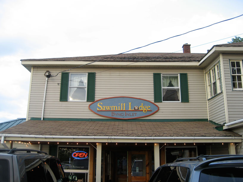 Photo: Sawmill Lodge, Byng, Ontario.