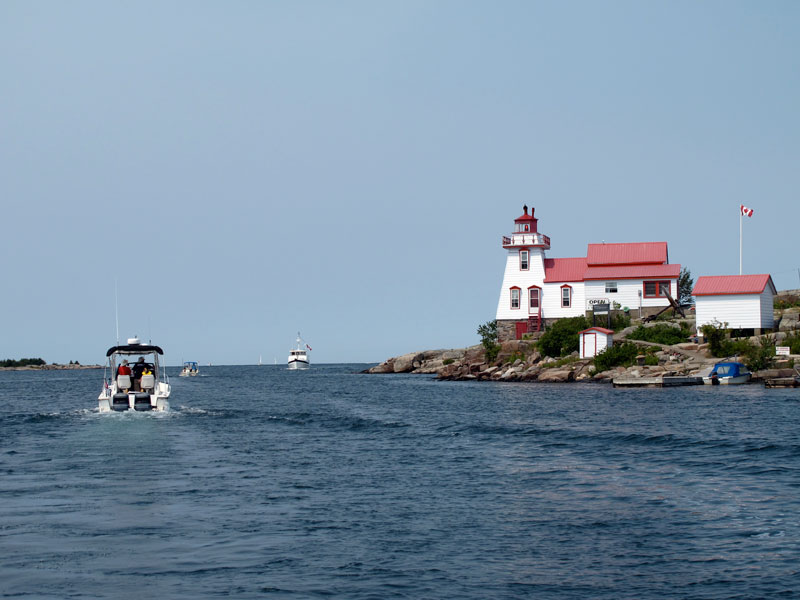 Photo: Heading out to Georgian Bay from Pte Au Baril, Ontario.