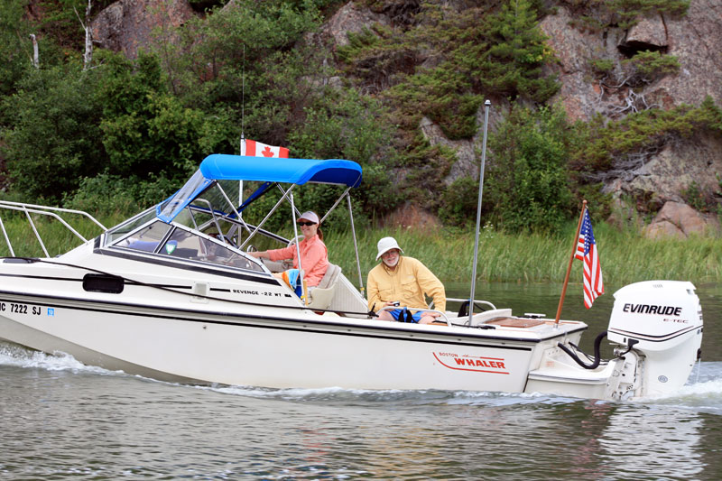 Photo: Boston Whaler boat CONTINUOUSWAVE.