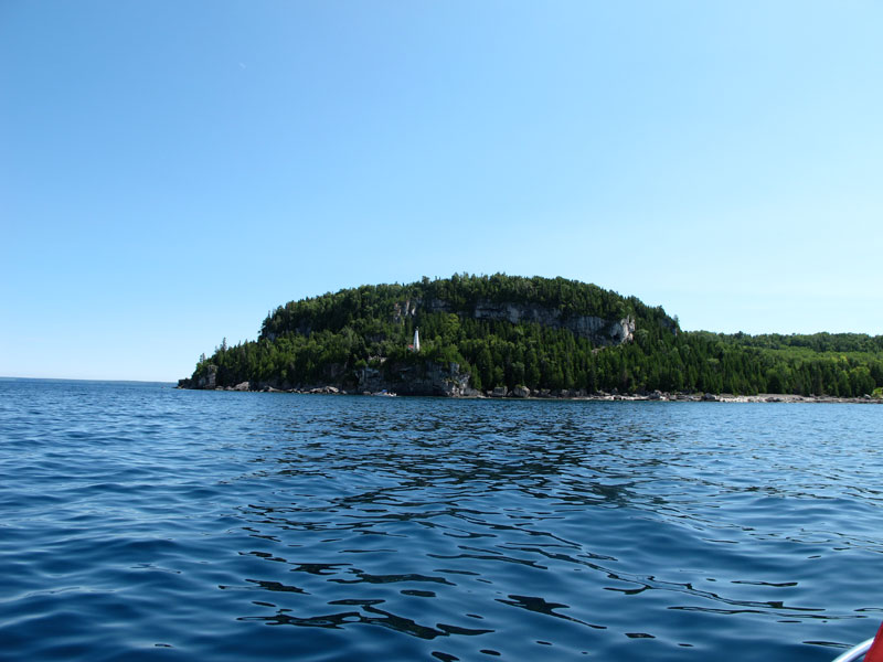 Photo: Flowerpot Island seen from the Northeast