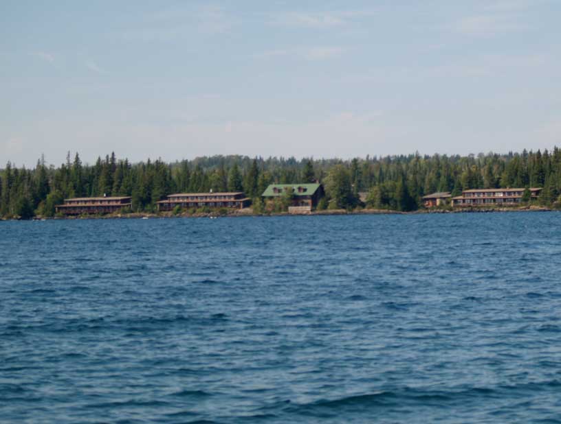 Photo: The Keweenaw peninsula as seen from seaward