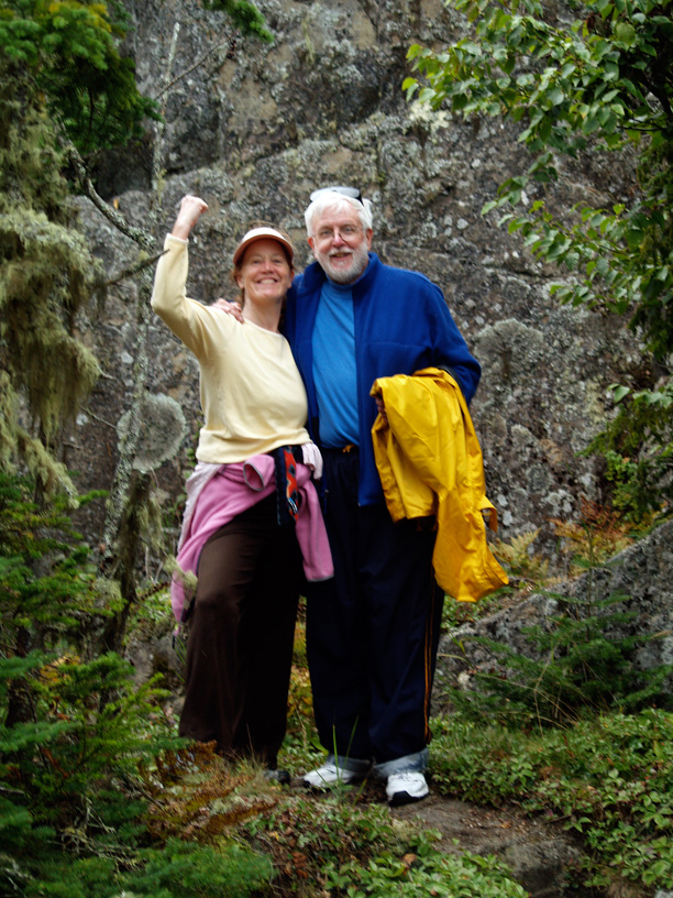 Photo: Jim Hebert and Chris Wilson on Passage Island hike.