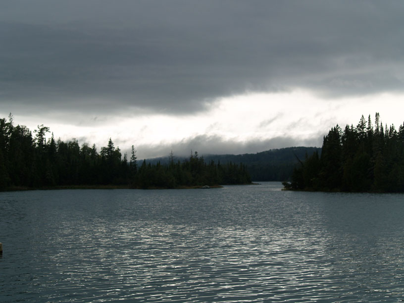 Photo: View of Tobin Harbor, Isle Royale, Lake Superior.