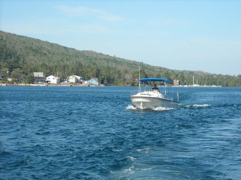 Photo: Departing Copper Harbor for Isle Royale