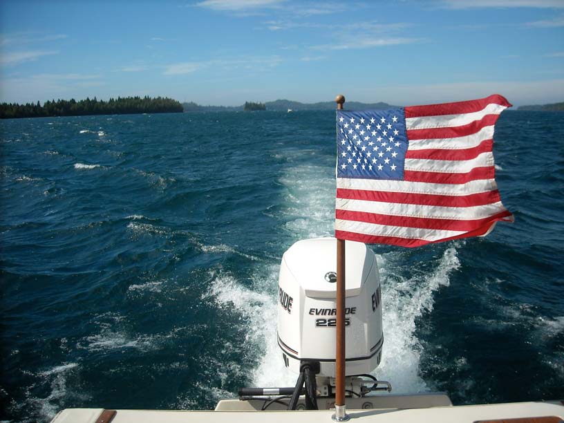 Photo: Approaching Windigo, Isle Royale, Lake Superior.