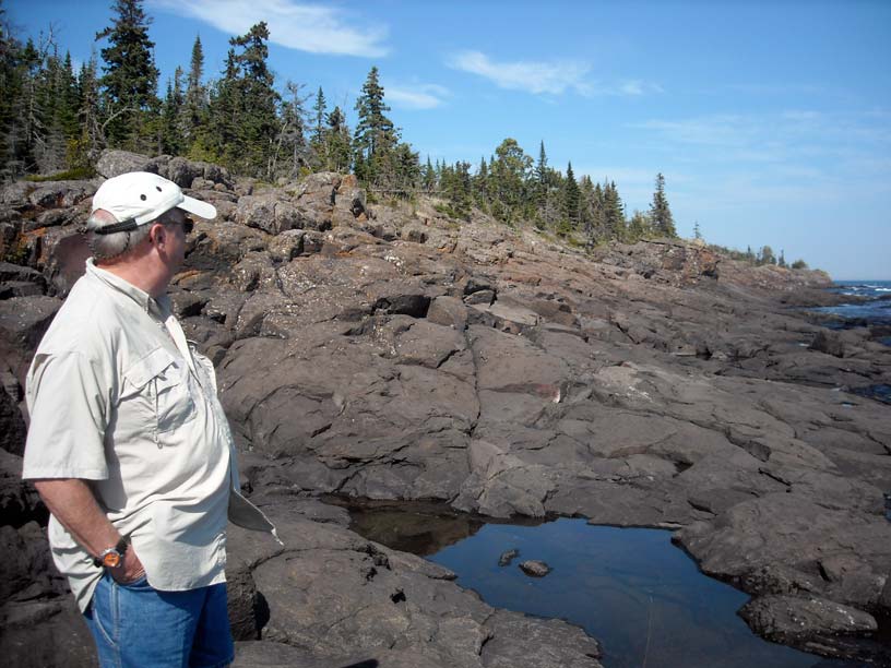 Photo: Raspberry Island Eastern shore, looking Northwest.