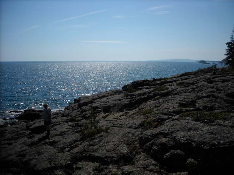 Photo: Raspberry Island Eastern shore, looking Southwest.