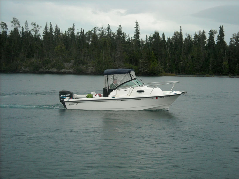 Photo: Entering Tobin Harbor, Isle Royale, Lake Superior