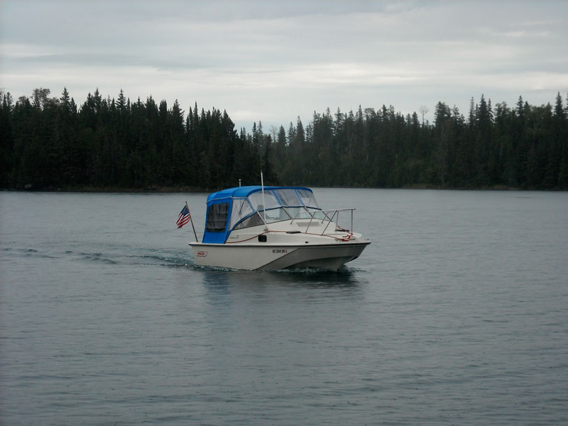 Photo: Entering Tobin Harbor, Isle Royale, Lake Superior