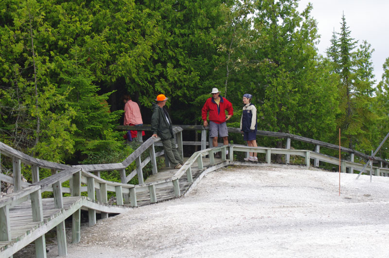 Photo: Boardwalk at Lime Island State Park, Michigan