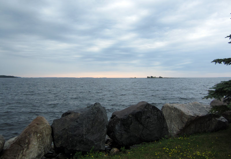Photo: The North Channel of Lake Huron as seen from Blind River