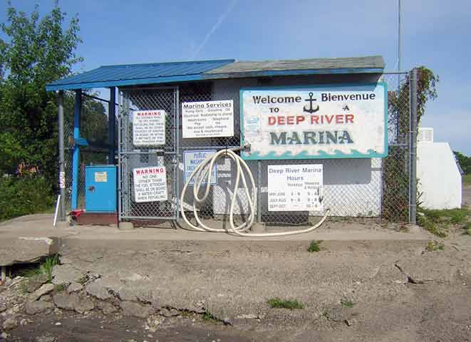 Photo: Deep River Marina "office".