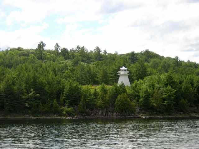 Photo: Lighthouse at Deep River Islet.