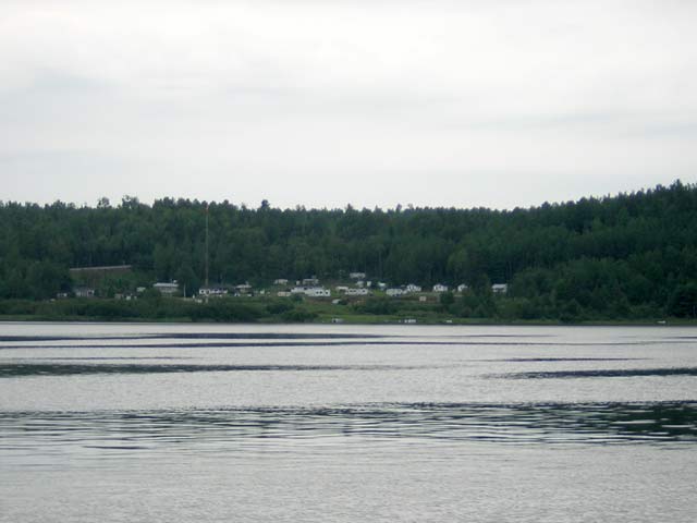 Photo: Town of Deux Rivieres, Ontario as seen from Ottawa River