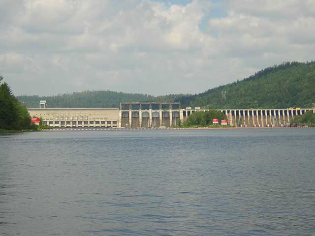Photo: Otto Holden Dam and Generating Station, north of Mattawa, Ontario on the Ottawa River.