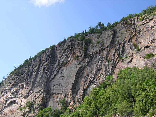 Photo: Oiseau Rock seen from the water.