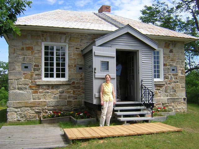Photo: Fortified lockmaster's house at Jones Falls.