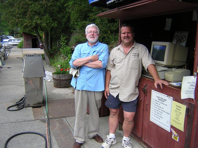 Photo: Dave Brown, of Brown's Marina, Chaffeys Lock, Rideau Canal