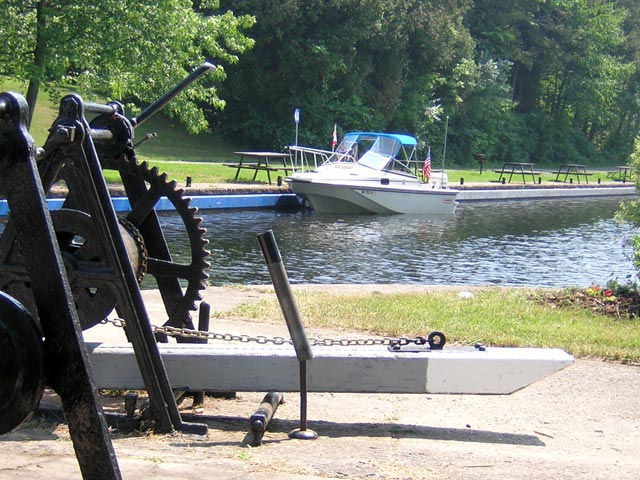 Photo: CONTINUOUSWAVE at Poonamalie Lock, Rideau Canal