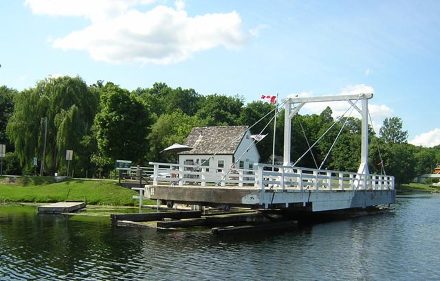 Photo: Approaching Brass Point Swing Bridge