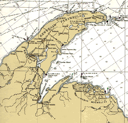 Chart: Kewenaw Waterway