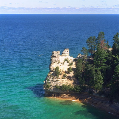 Photo:  Miners Castle, Pictured Rocks