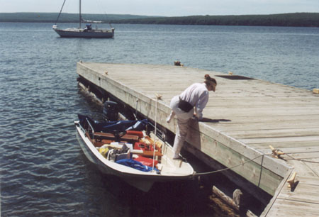 [Photo: High Dock at Raspberry Island]