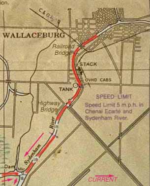 Map:  Confluence of Chenal Ecarte and Sydenham River