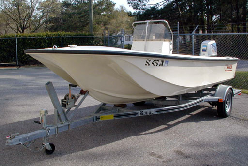 [Photo:1973 Whaler 17 Bass Boat Modified]