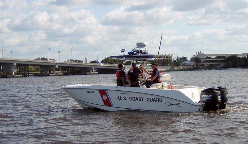 Photo: United State Coast Guard vessel Boston Whaler 270 OUTRAGE