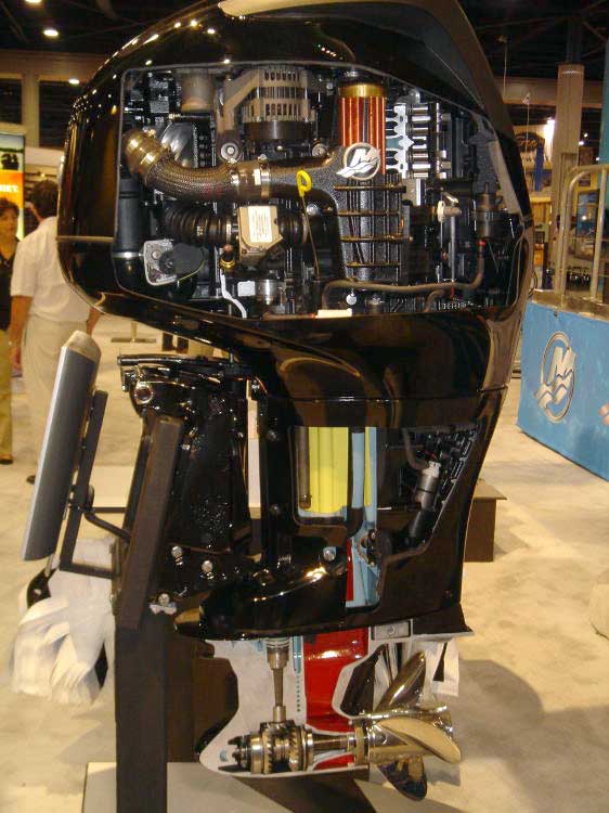 Photo: Mercury Verado Cut Away Engine Model