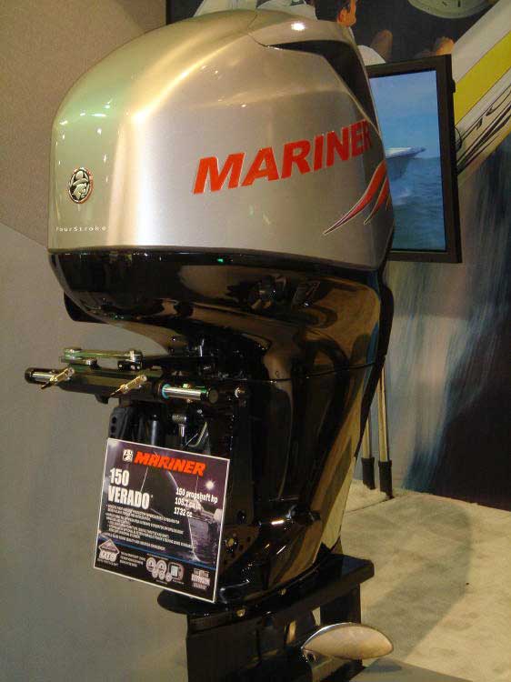 Photo: Mercury Verado 150-HP in Mariner Brand Trim