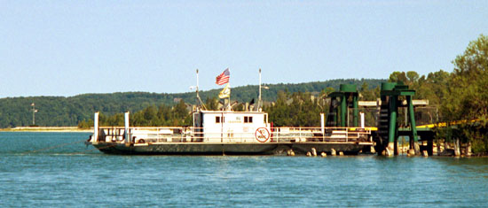 Image: The Ironton, Michigan Cable Ferry