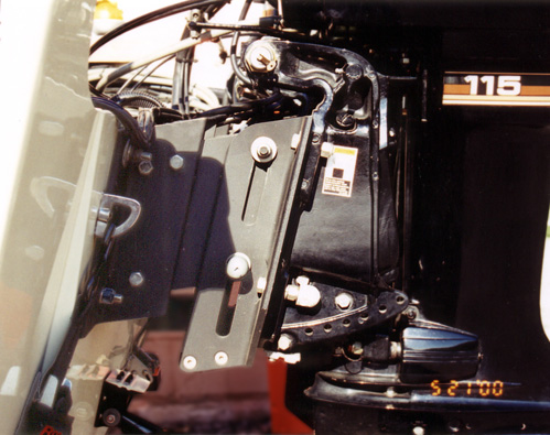 Photo: closeup of bracket