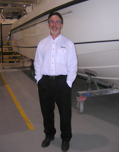 [Photo: Chuck Bennett of Boston Whaler Customer Service.]