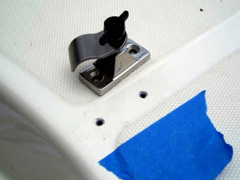 Photo: Install the forward hold-down